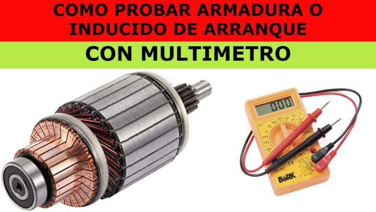 Cómo realizar una prueba de inducidos de motores a escobillas 2 prueba inducidos